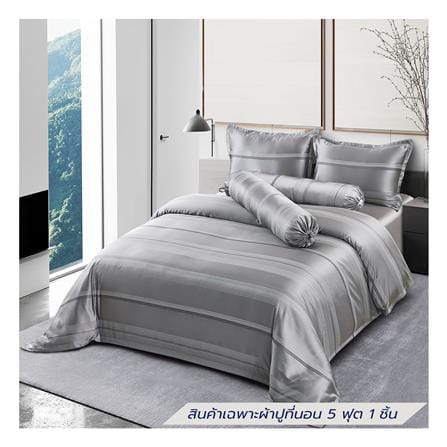 ผ้าปูที่นอน 5 ฟุต BENETTA WISDOM สี METALLIC GREY_0