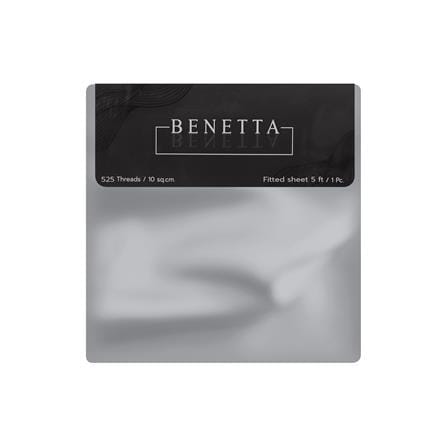 ผ้าปูที่นอน 5 ฟุต BENETTA WISDOM สี METALLIC GREY_6