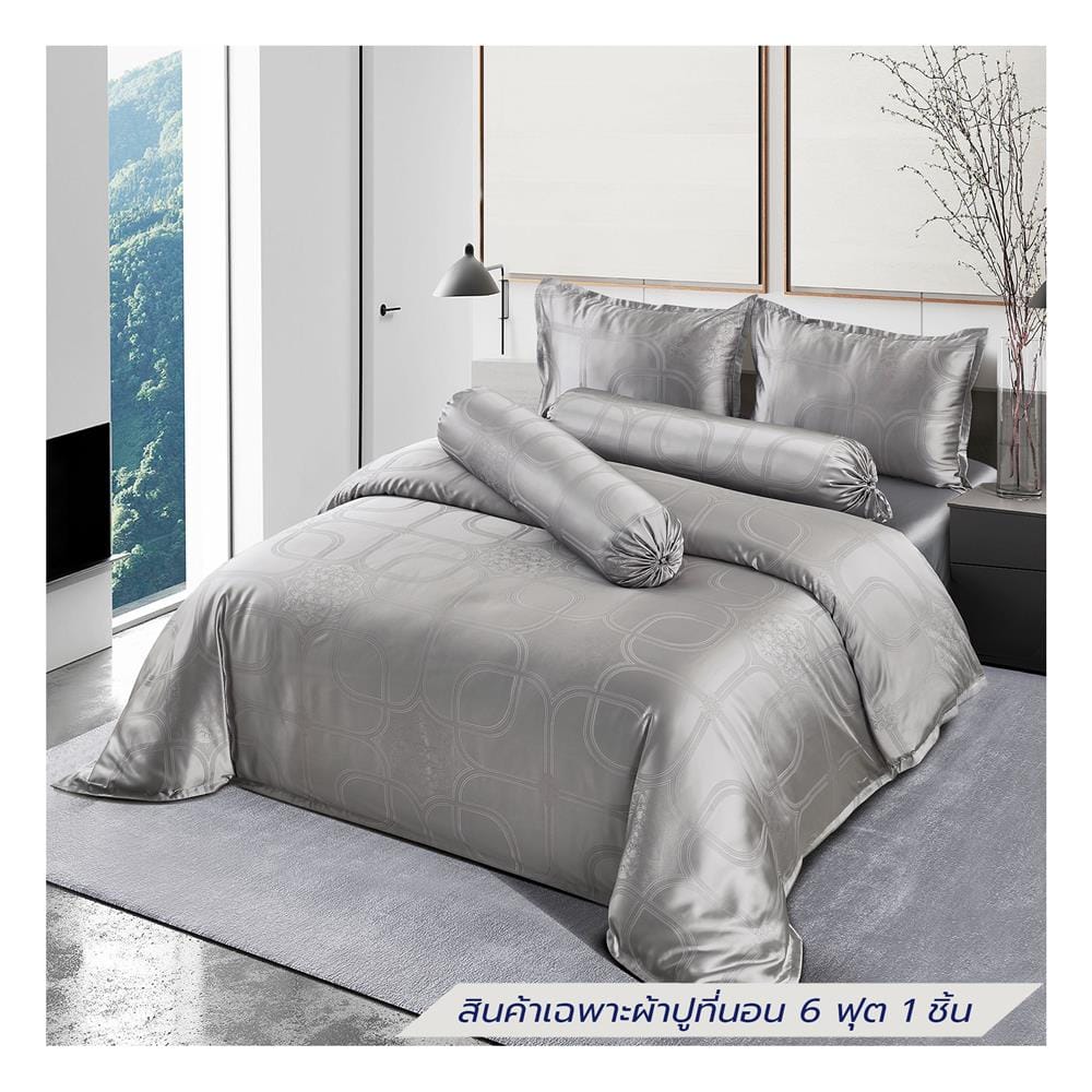 ผ้าปูที่นอน 6 ฟุต BENETTA OPERA สี SILVER_1