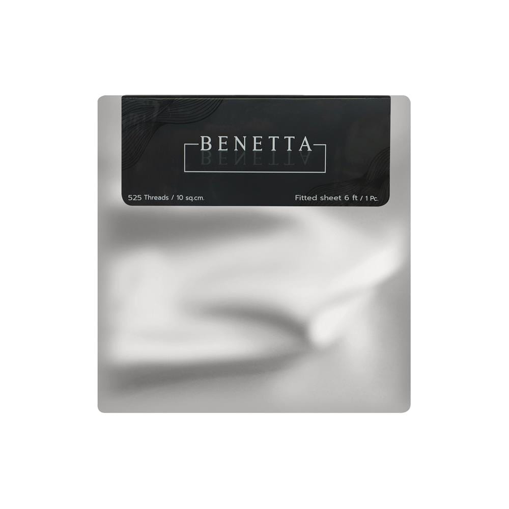 ผ้าปูที่นอน 6 ฟุต BENETTA OPERA สี SILVER