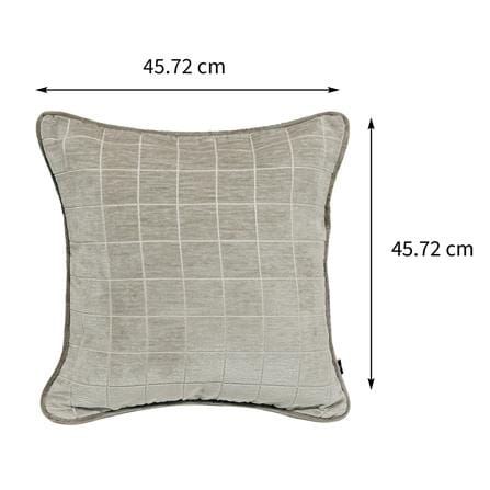 หมอนอิง BENETTA PRESSO 18X18 นิ้ว สีเทา_9