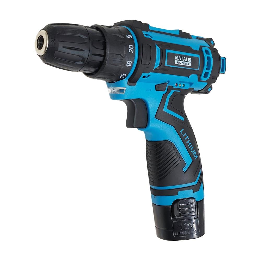 สว่านไร้สาย (พร้อมแบตเตอรี่) MATALL PRO HBHL9005 12 โวลต์_1