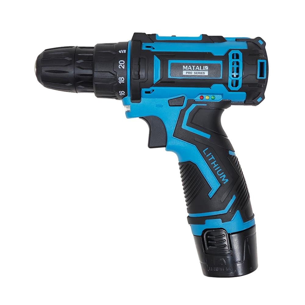 สว่านไร้สาย (พร้อมแบตเตอรี่) MATALL PRO HBHL9005 12 โวลต์