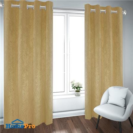 ผ้าม่าน EYELET HOME LIVING STYLE WELL UV 140X220 ซม. สีน้ำตาล_4