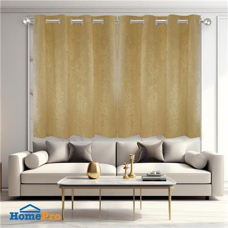 ผ้าม่าน EYELET HOME LIVING STYLE WELL UV 140X160 ซม. สีน้ำตาล_4