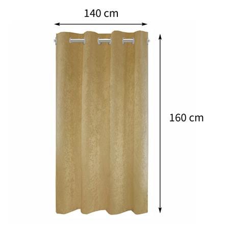 ผ้าม่าน EYELET HOME LIVING STYLE WELL UV 140X160 ซม. สีน้ำตาล_6