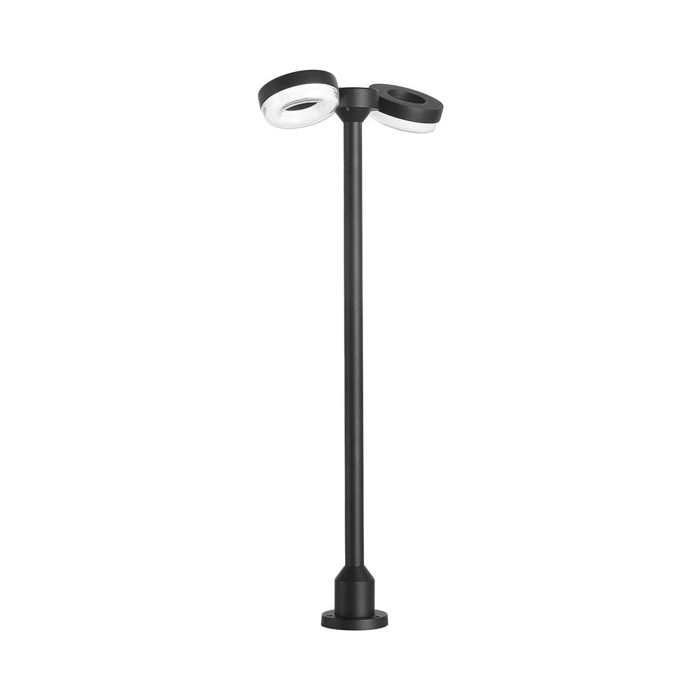 ไฟทางเดิน LED CARINI BO-F0022Q 9 วัตต์ WARM WHITE สีดำ