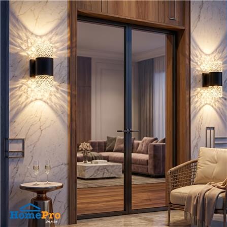 ไฟกิ่งภายนอก LED CARINI BO-G2512 10 วัตต์ WARM WHITE สีดำ_3