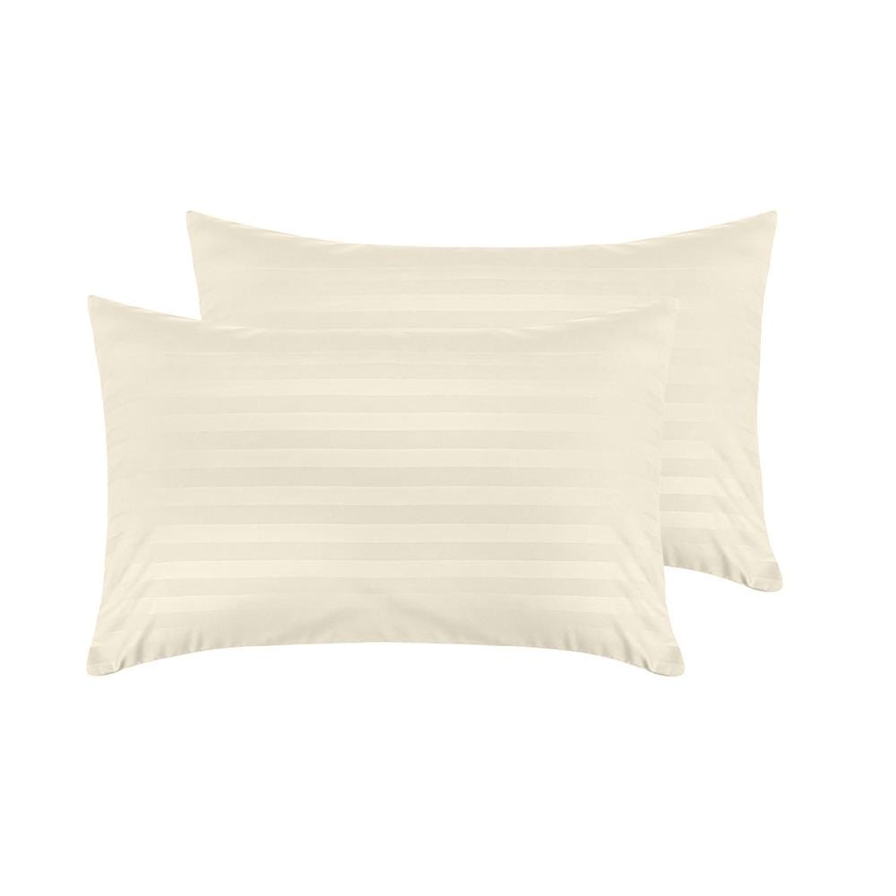 ปลอกหมอนหนุน PICASSO CT STRIPE 21x36 นิ้ว แพ็ก 2 ชิ้น สีครีม