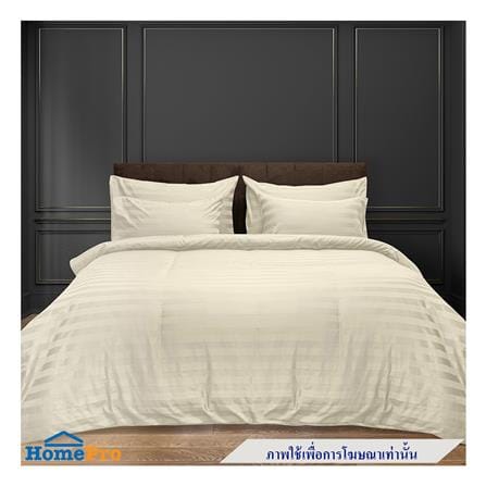 ปลอกหมอนหนุน PICASSO CT STRIPE 21x36 นิ้ว แพ็ก 2 ชิ้น สีครีม_4