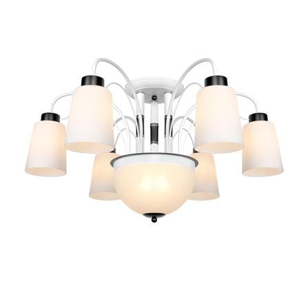 ไฟถาด LUMAX 01-03094 สีขาว/ดำ 8 หัว_0