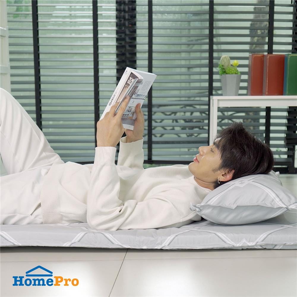 ที่นอนปิกนิก ME LIVING CHAIN 90X180 ซม. สีเทา