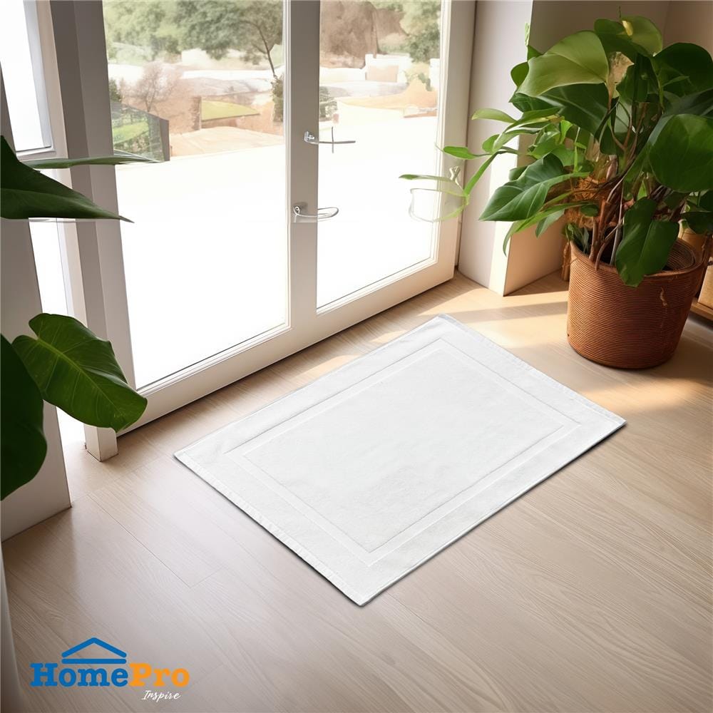 พรมขนหนู HOME LIVING STYLE GRAND 20X30 นิ้ว สีขาว