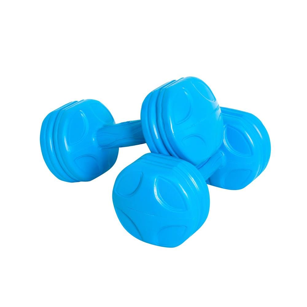 ดัมเบลหุ้ม PVC IRONTEC 3 กก. สีฟ้าอ่อน