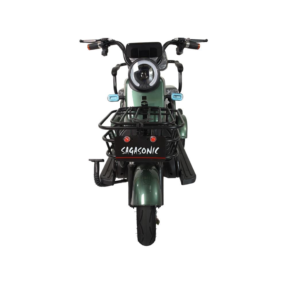 สกู๊ตเตอร์ไฟฟ้า 3 ล้อ SAGASONIC X6 สีเขียว