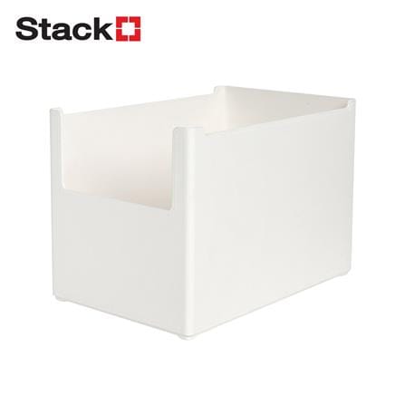 กล่องอเนกประสงค์ STACKO LIVE SIZE M 14X21X15 ซม. สีขาว_0