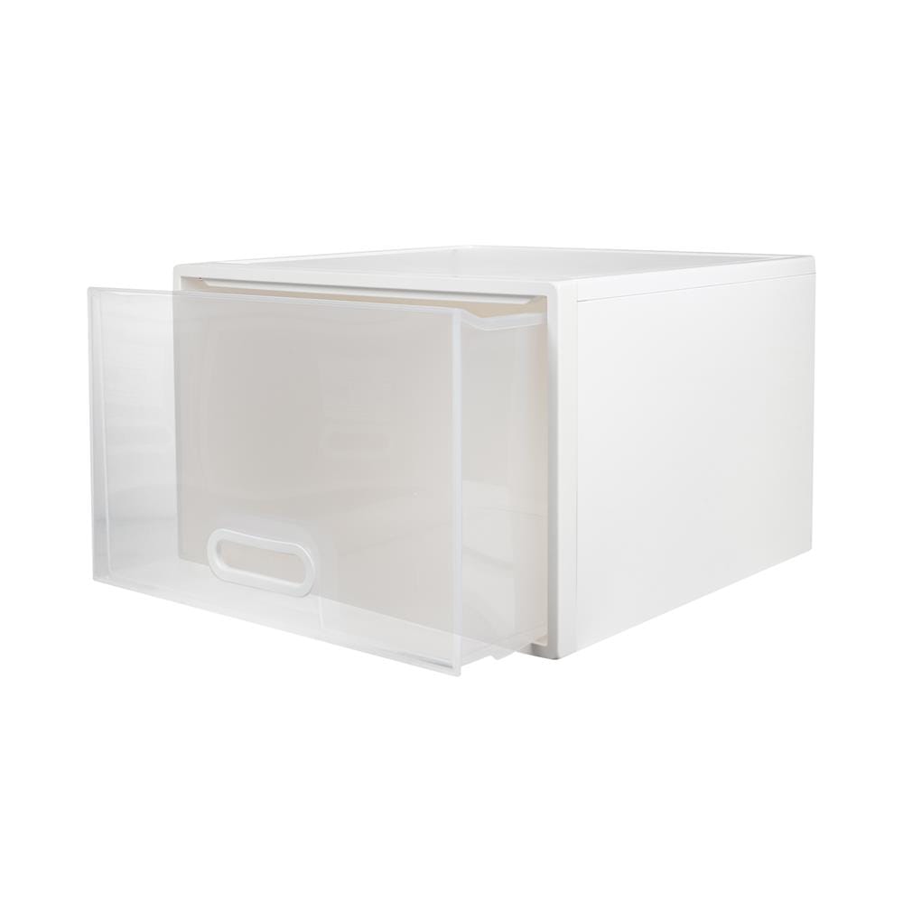 กล่องลิ้นชัก STACKO MODULAR 40 ลิตร 45X45X30.5 ซม. สีขาว