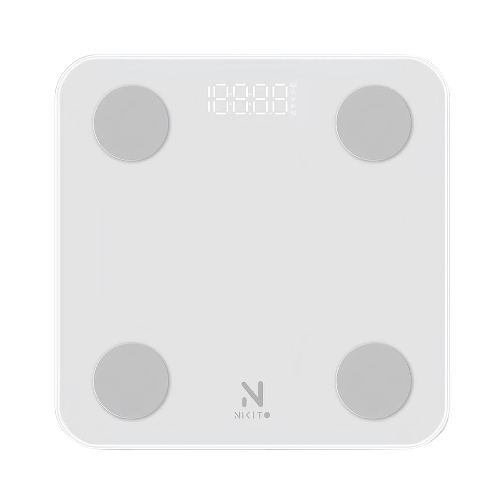 เครื่องชั่งน้ำหนักวัดมวลกาย NIKITO CF598BLE สีขาว_1