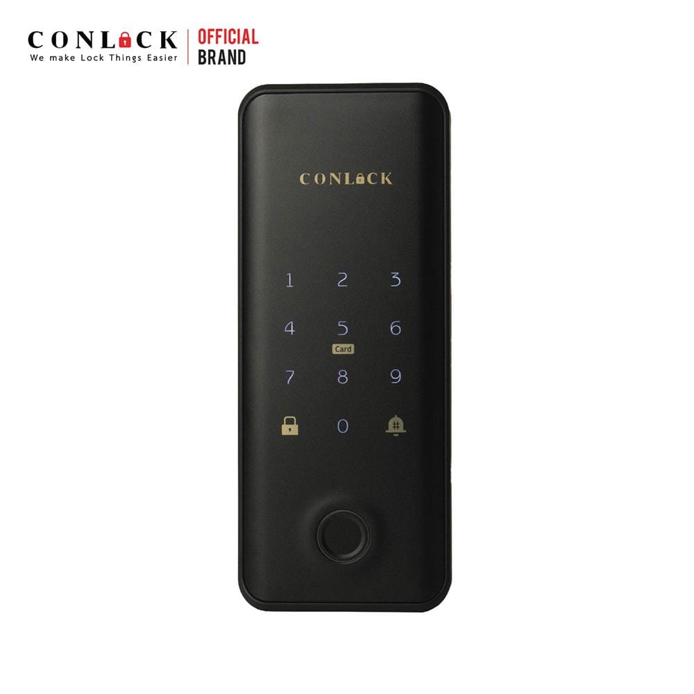 กลอนดิจิตอล CONLOCK CL-918FB สีดำ