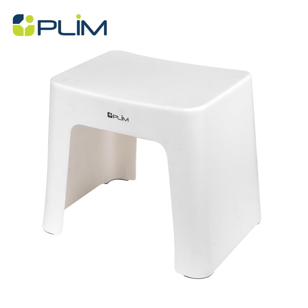 เก้าอี้เหลี่ยมเตี้ย PLIM 36.8X27.5X30.2 ซม. สีขาว