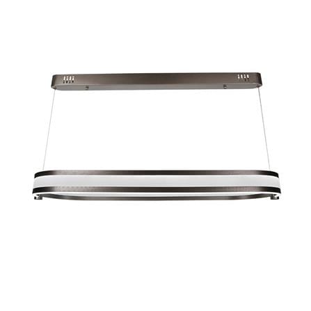 ไฟช่อ LED CARINI MD088-3890-900 56 วัตต์ DAYLIGHT/COOL WHITE/WARM WHITE สีขาว/เงิน 1 หัว_0