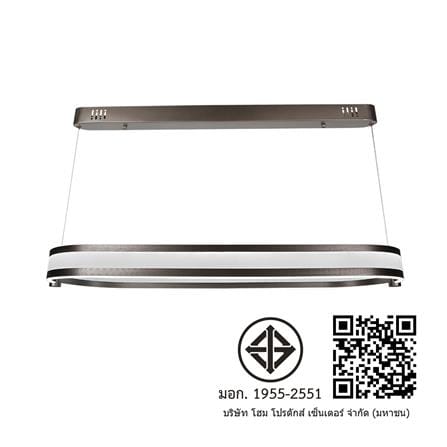 ไฟช่อ LED CARINI MD088-3890-900 56 วัตต์ DAYLIGHT/COOL WHITE/WARM WHITE สีขาว/เงิน 1 หัว_7