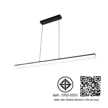 ไฟช่อ LED CARINI MD088-3893-1000 32 วัตต์ DAYLIGHT/COOL WHITE/WARM WHITE สีดำ/ขาว 1 หัว_7