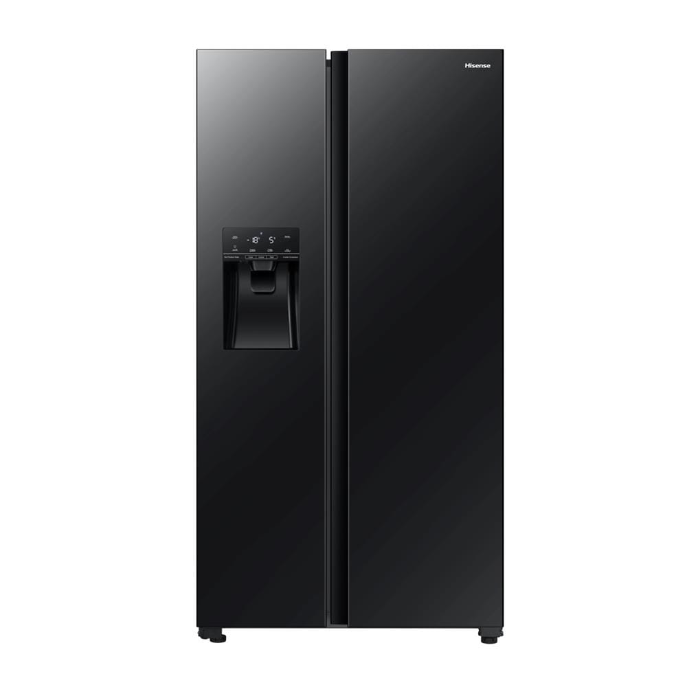 ตู้เย็น SIDE BY SIDE HISENSE RS700N4TBUI 19.8Q กระจกดำ อินเวอร์เตอร์