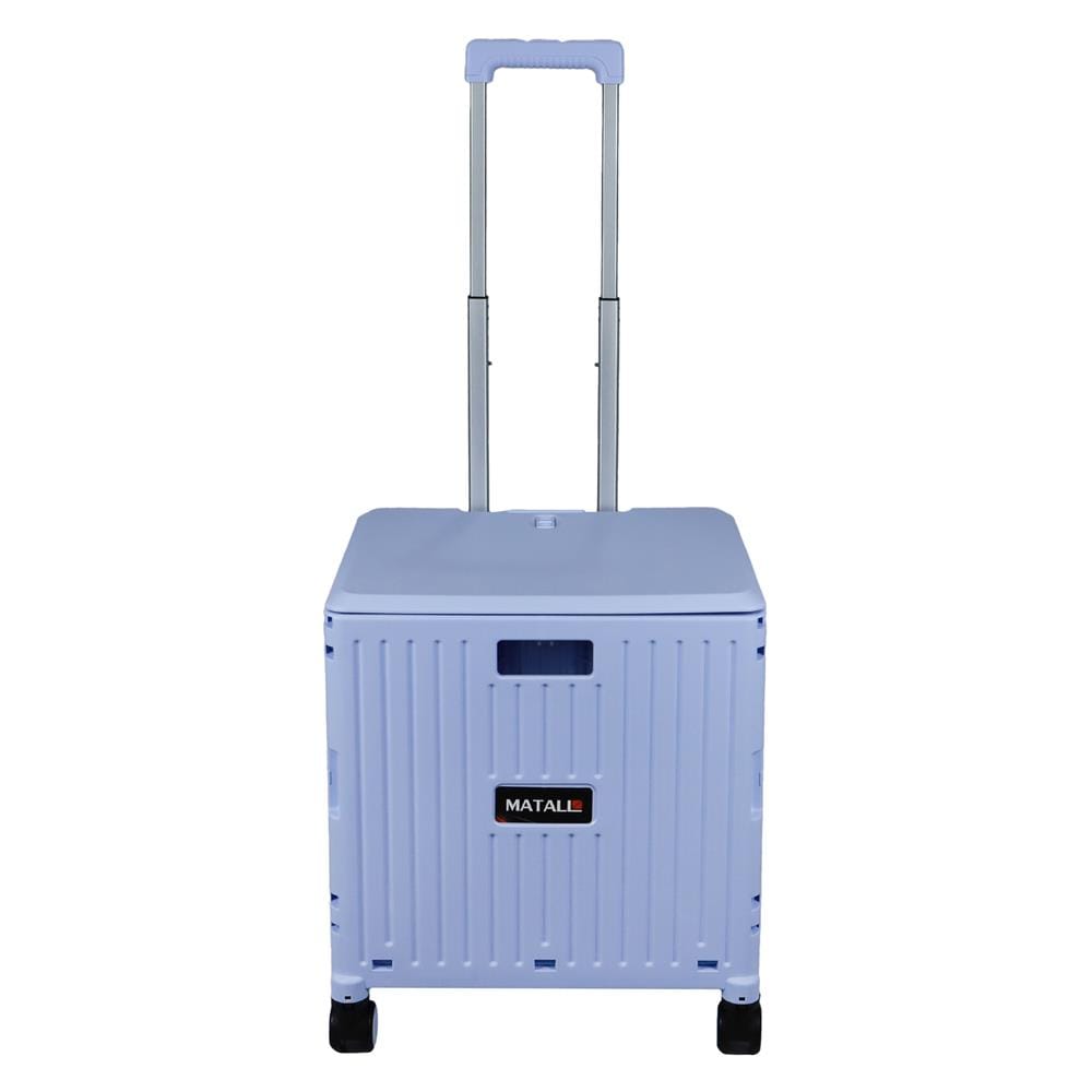 รถเข็นกล่องอเนกประสงค์พับได้ MATALL JRWS-16A 35 กก. สีม่วงอ่อน