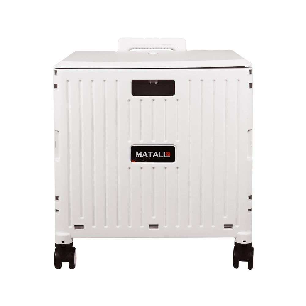 รถเข็นกล่องอเนกประสงค์พับได้ MATALL JRWS-16A 35 กก. สีเบจ