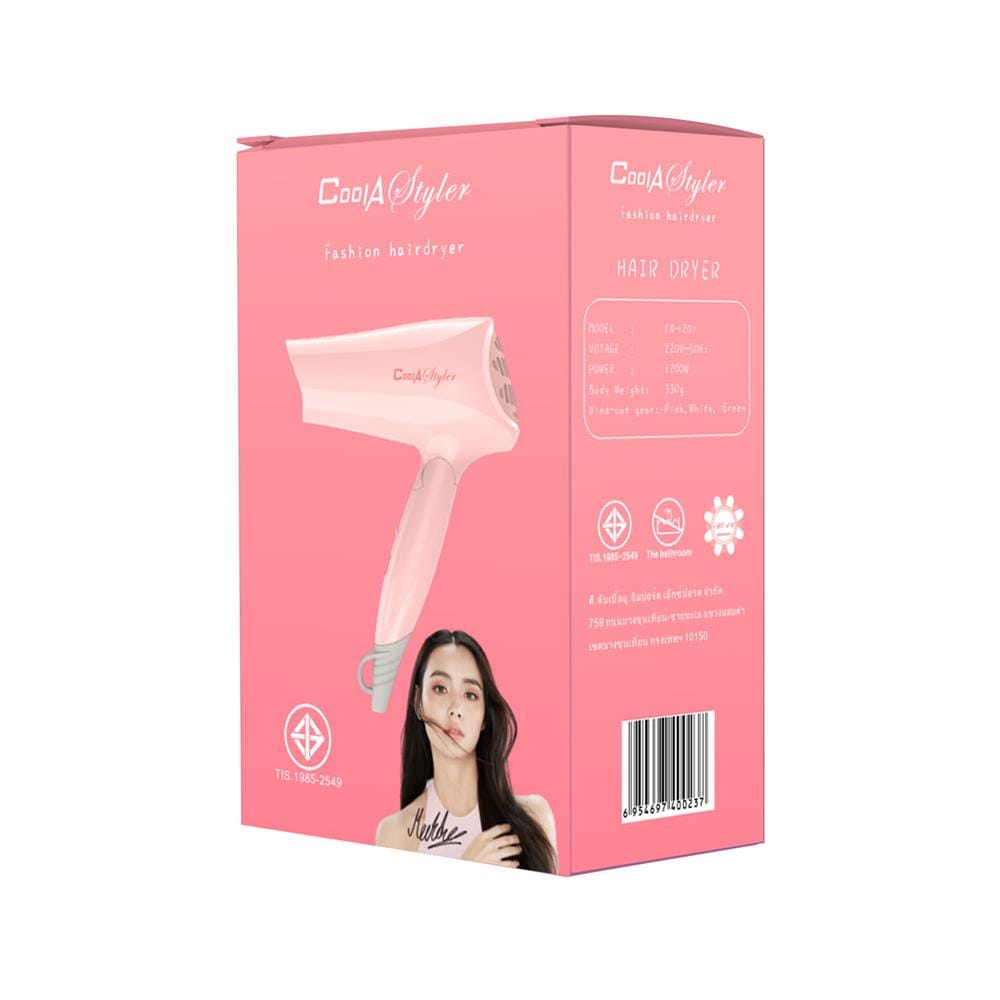 ไดร์เป่าผม COOL A STYLER CA-1201 1200 วัตต์