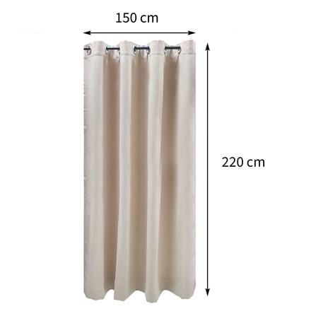 ผ้าม่าน EYELET HOME LIVING STYLE VEGAS UV 150X220 ซม. สีครีม_5