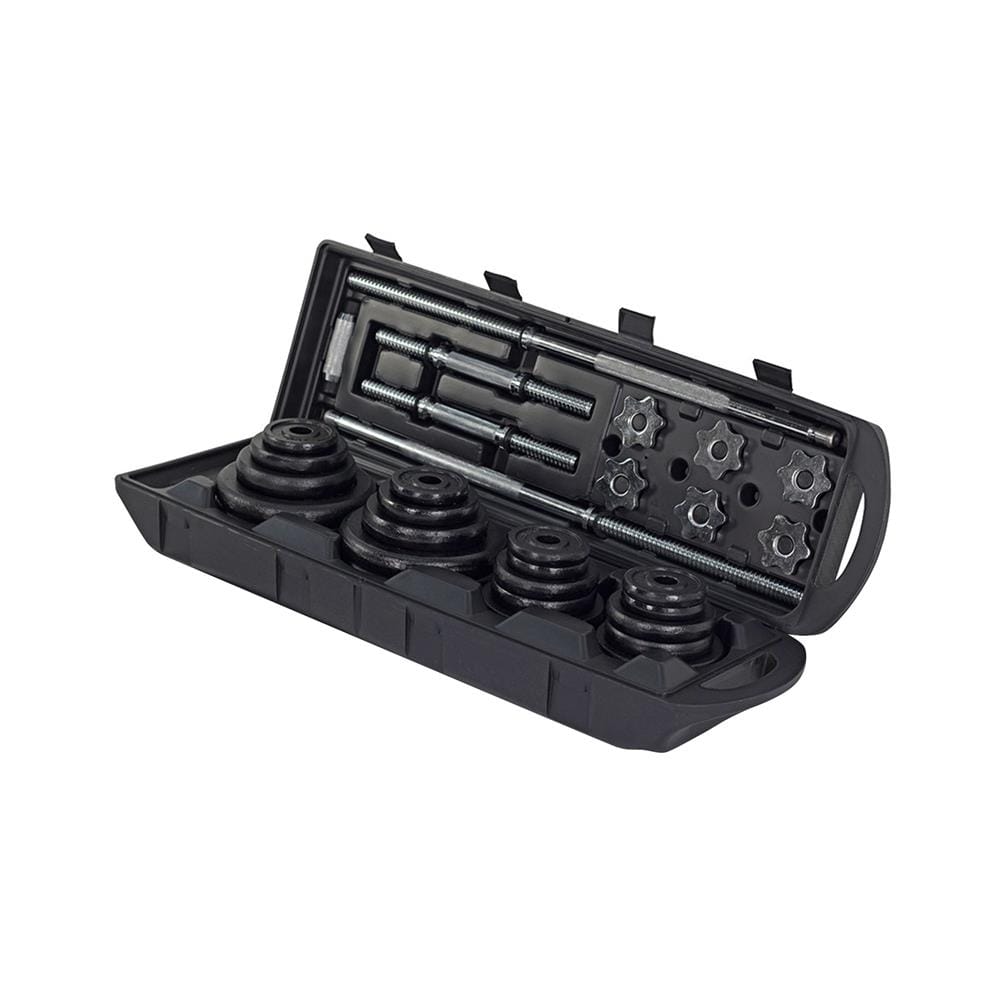 ชุดดัมเบล IRONTEC BLACK 50 กก.