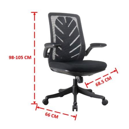 เก้าอี้สำนักงาน WORKSCAPE LIV WCH-00068 สีดำ_5