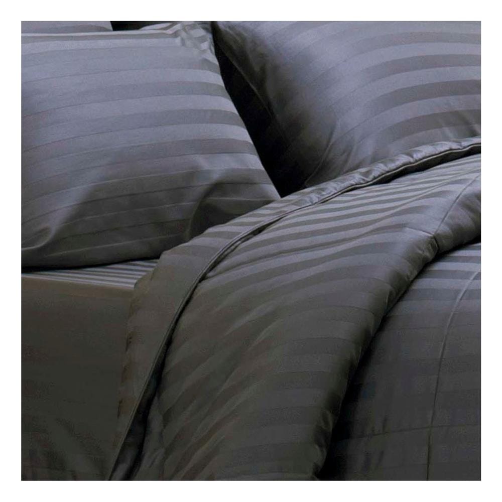 ชุดผ้าปูที่นอน 6 ฟุต 5 ชิ้น JESSICA COTTON STRIPE 20074-DOVE