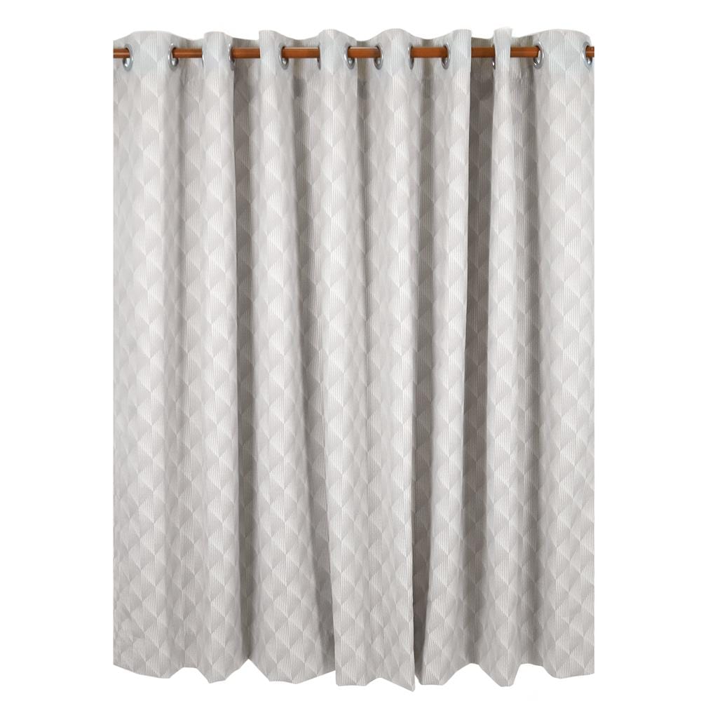 ผ้าม่าน EYELET BENETTA GANESH UV 270X160 ซม. สีเทา_0