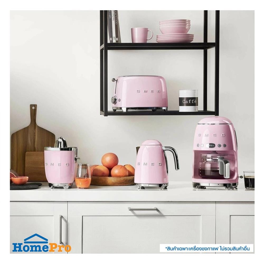 เครื่องชงกาแฟดริป SMEG DCF02PKEU สีชมพู