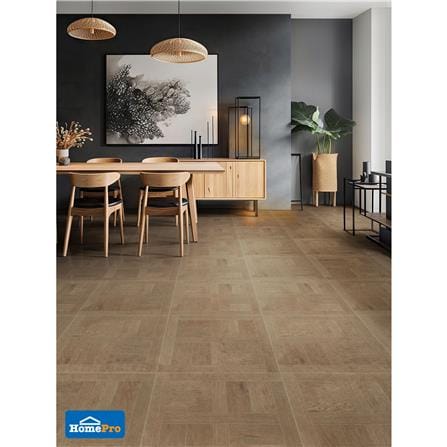 กระเบื้องพื้นพอร์ซเลน 60x60 ซม. TARA บีวิส วู้ด น้ำตาล A 1.44 ตร.ม._4