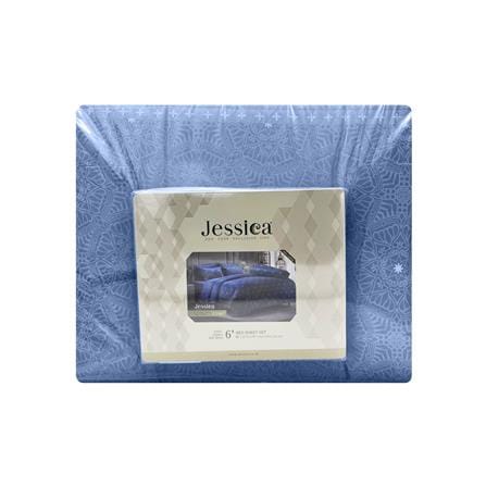 ชุดผ้าปูที่นอน 6 ฟุต 6 ชิ้น JESSICA COTTON SILK SHINE 20254-C1067_3