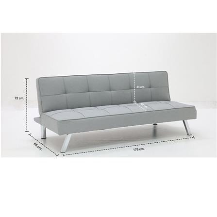 โซฟาเบด KONCEPT LODER 19222906 สีเทาอ่อน_7