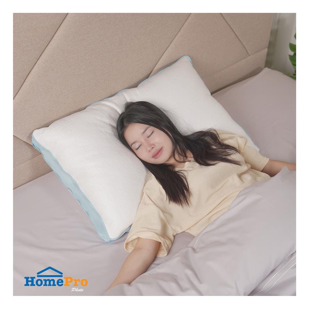หมอนหนุน ใยสังเคราะห์ HOME LIVING STYLE ADJUSTABLE TAYLOR 20x30 นิ้ว สีขาว