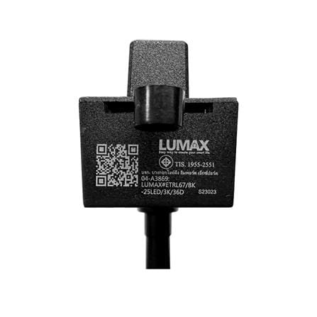 แทรคไลท์ LED LUMAX 04-A3869 25 วัตต์ WARM WHITE สีดำ_6