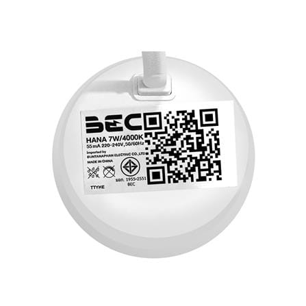 หลอด LED BEC MR16 HANA 7 วัตต์ COOL WHITE_5