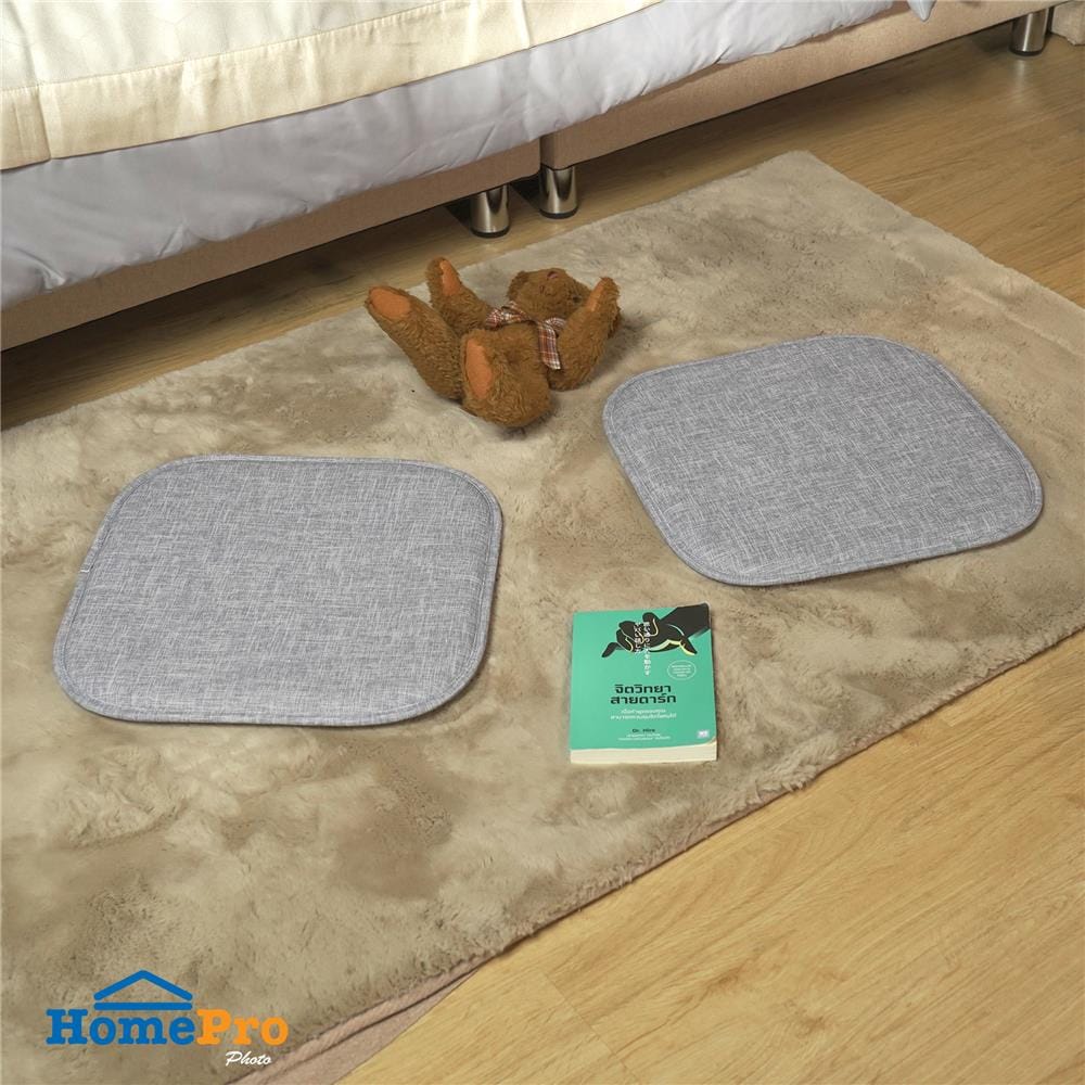 เบาะรองนั่ง HOME LIVING STYLE HAGI 16X16 นิ้ว สีน้ำเงิน แพ็ก 2 ชิ้น