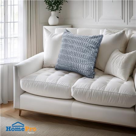 หมอนอิง HOME LIVING STYLE LOOM 18X18 นิ้ว สีเทา_6