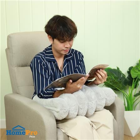 หมอนอิง HOME LIVING STYLE MERRY-SOFT 18X18 นิ้ว สีเทา_6