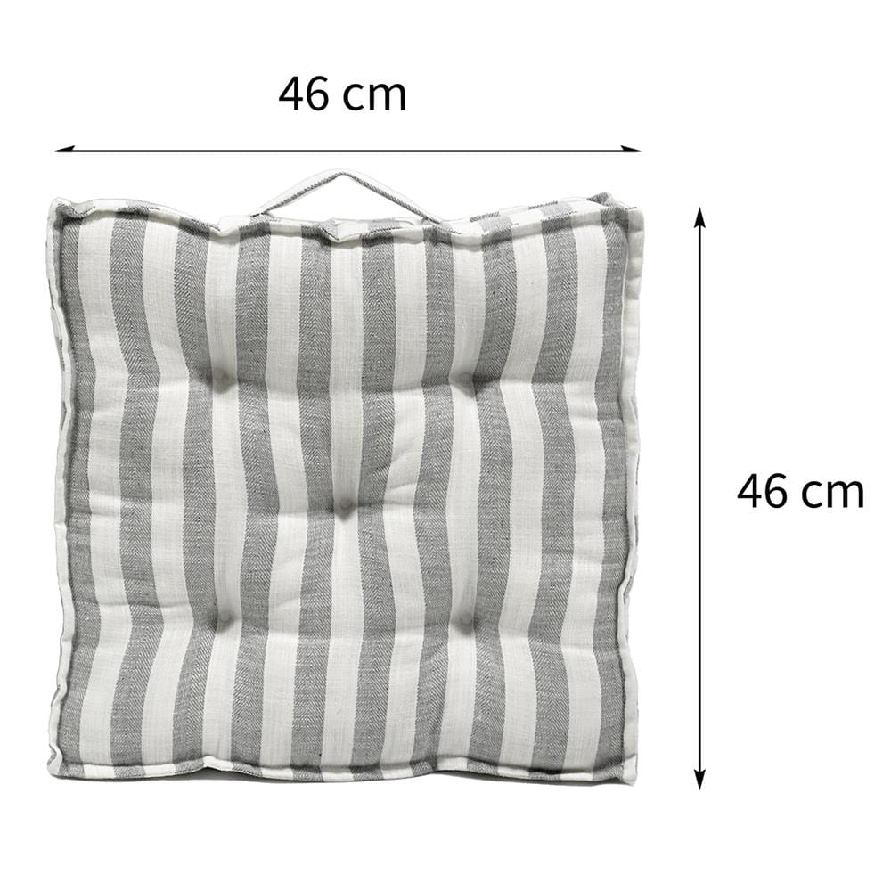 เบาะรองนั่ง HOME LIVING STYLE WAY 18X18 นิ้ว สีเทา