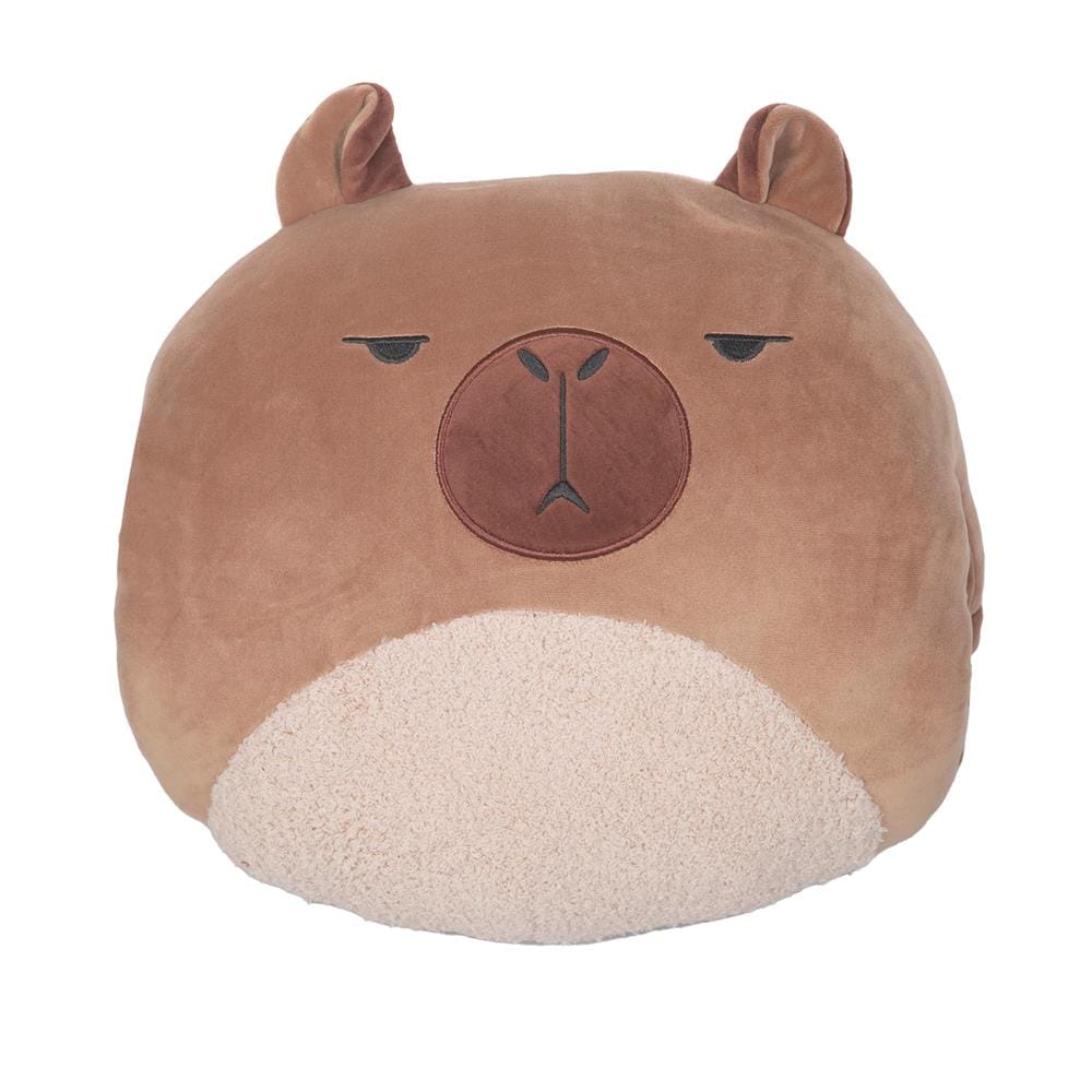 หมอนอิง HOME LIVING STYLE G-CAPYBARA 14X14 นิ้ว สีน้ำตาล