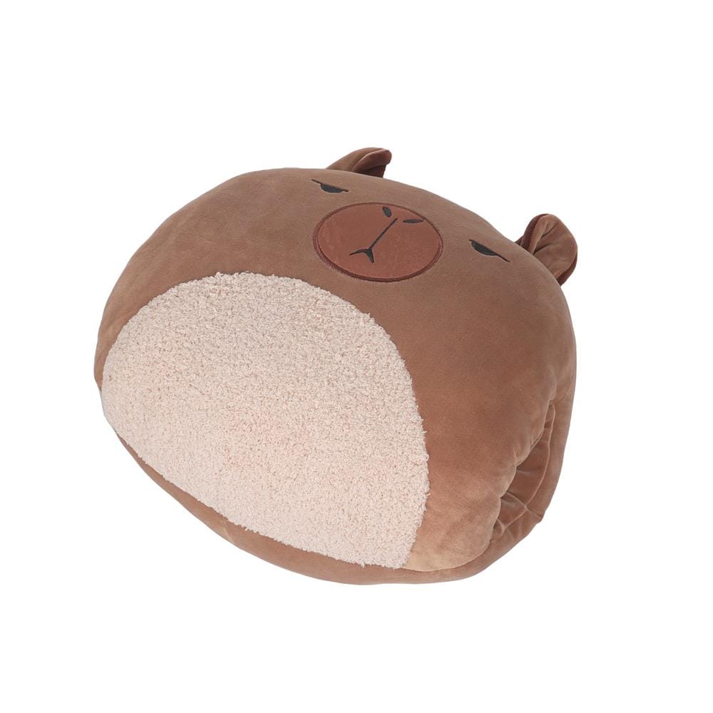 หมอนอิง HOME LIVING STYLE G-CAPYBARA 14X14 นิ้ว สีน้ำตาล