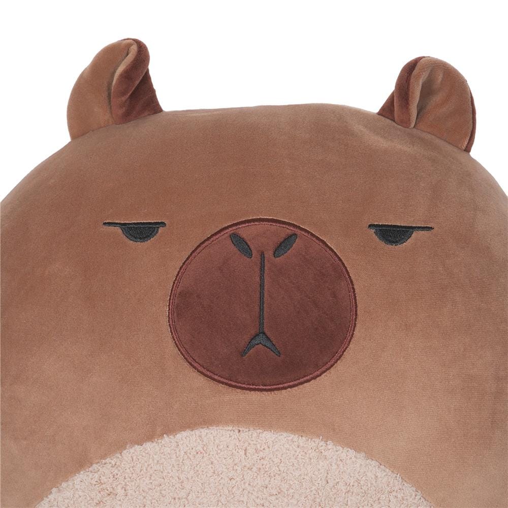 หมอนอิง HOME LIVING STYLE G-CAPYBARA 14X14 นิ้ว สีน้ำตาล
